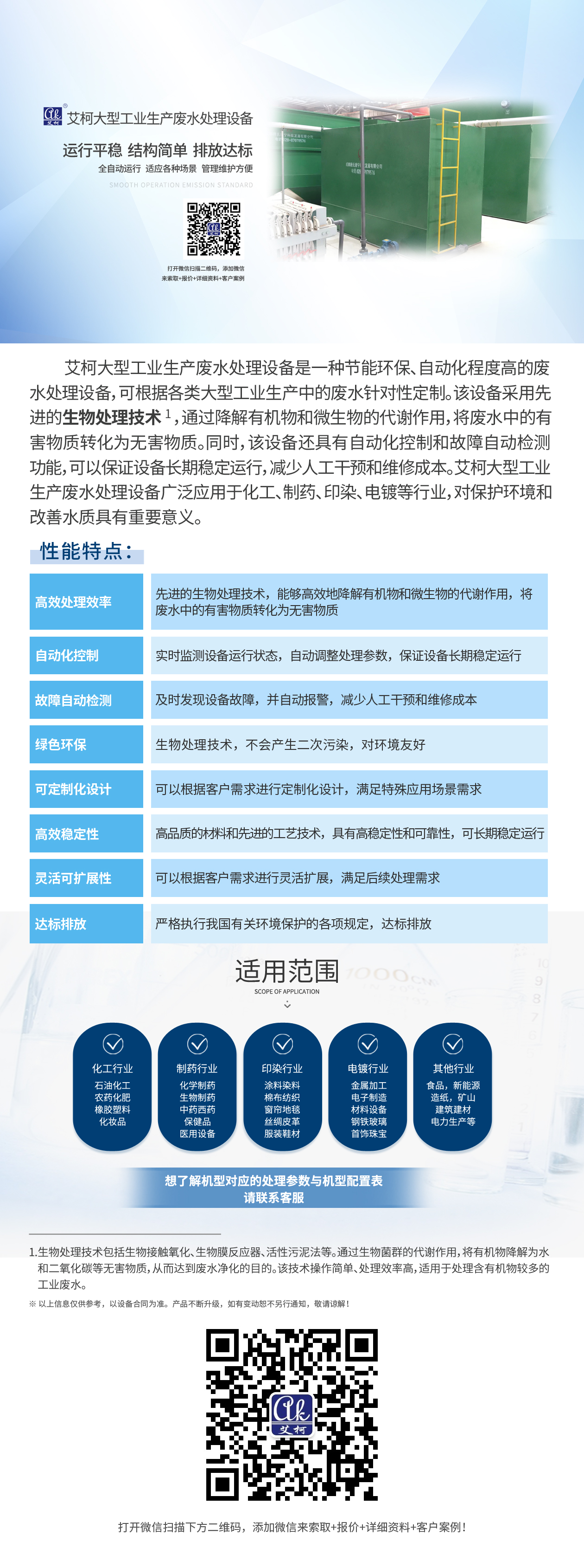 定制各種大型生產(chǎn)廢水處理設備插圖